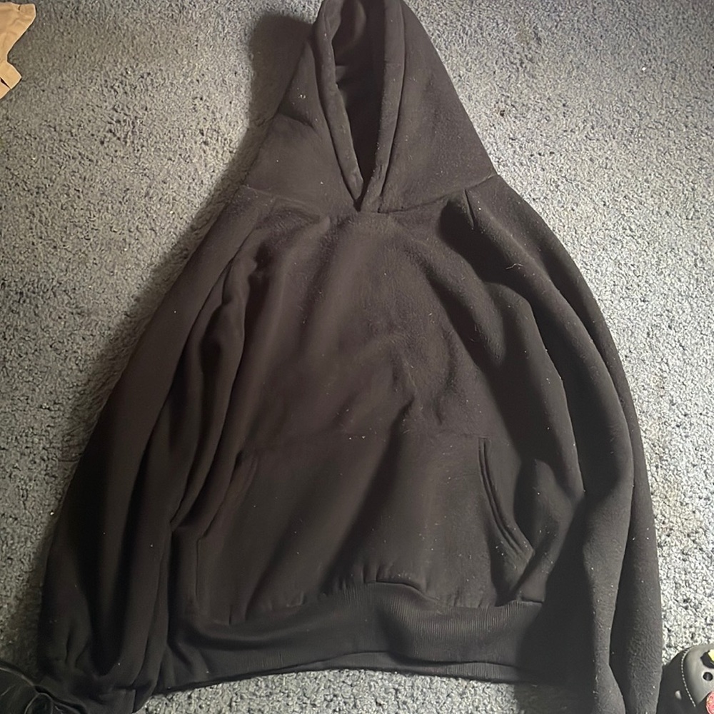 This is a black sweater.